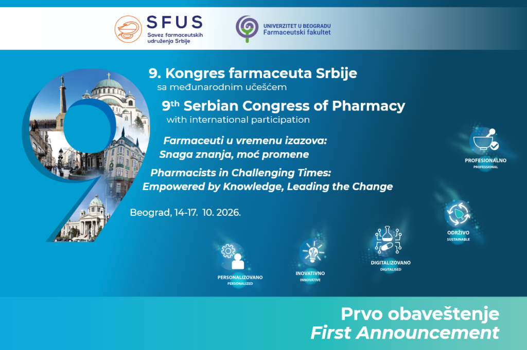 9. Kongres farmaceuta Srbije sa međunarodnim učešćem