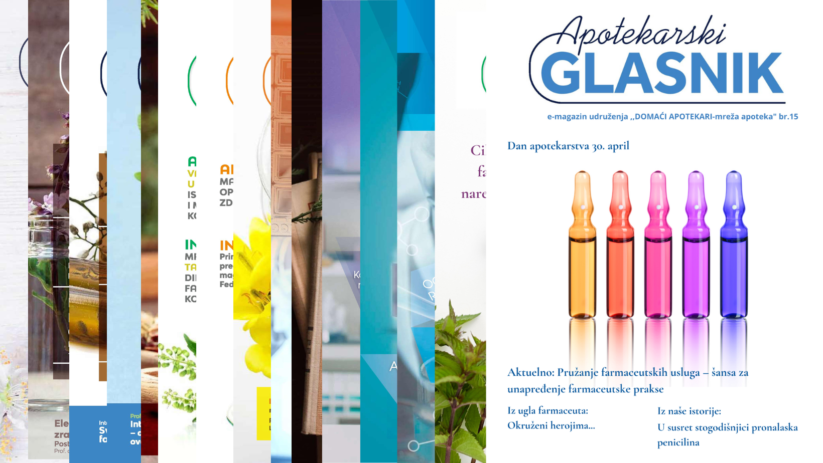 NOVO: APOTEKARSKI GLASNIK br. 15, e-magazin Udruženja SPAS