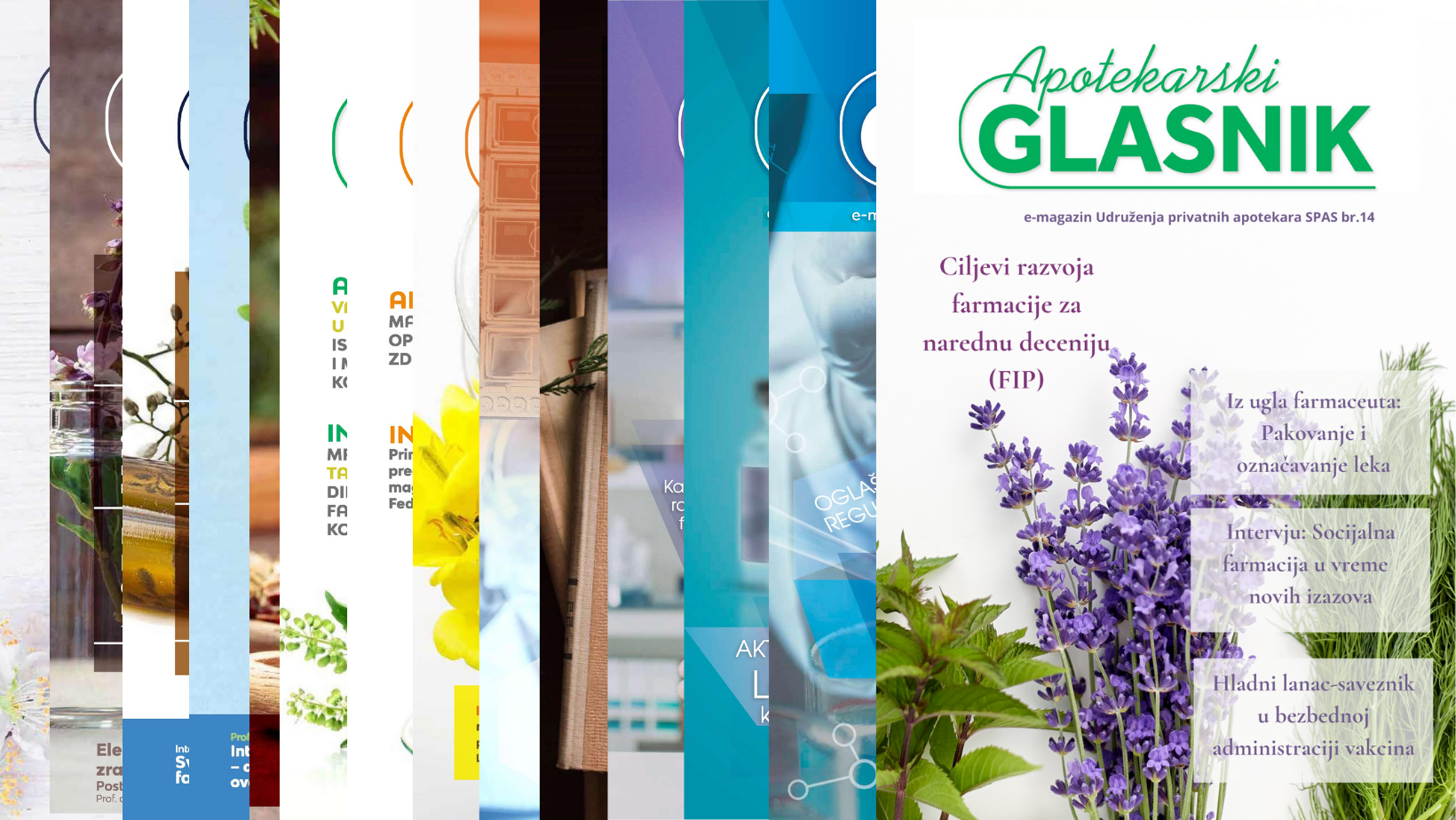 NOVO: APOTEKARSKI GLASNIK br. 14, e-magazin Udruženja SPAS